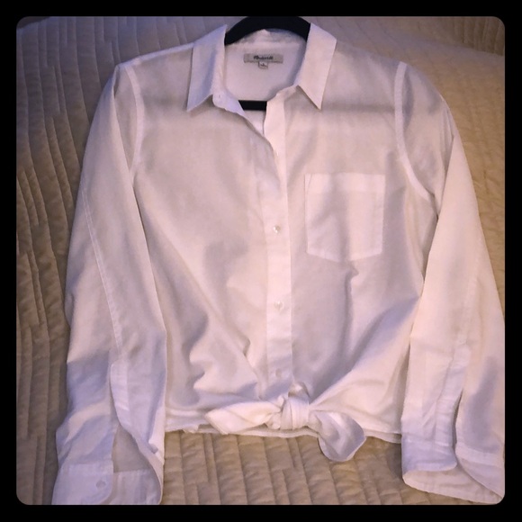 Madewell Tops - Madewell button down w/tie bottom Madewell Tops - Madewell button down w/tie bottom